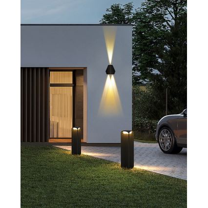 LED-Solarwandleuchte mit Sensor LED/2W/5V IP54