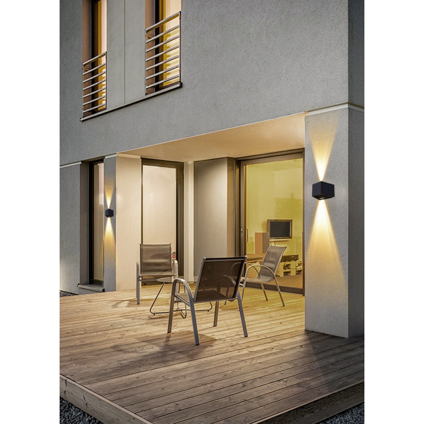 LED Solar-Wandleuchte mit Sensor LED/2W/5V IP54 1300 mAh