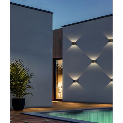 LED Solar-Wandleuchte mit Sensor LED/2W/5V IP54 1300 mAh