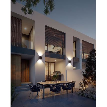 LED Solar-Wandleuchte mit Sensor LED/2W/5V IP54 1300 mAh