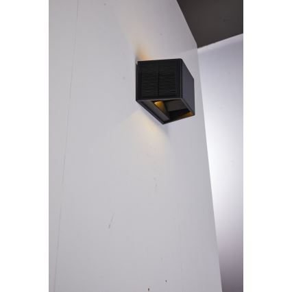 LED-Solarwandleuchte mit Sensor LED/2W/5V IP54