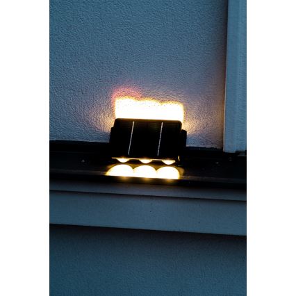 LED Solar-Wandleuchte mit Sensor LED/2W/5V IP54 1300 mAh