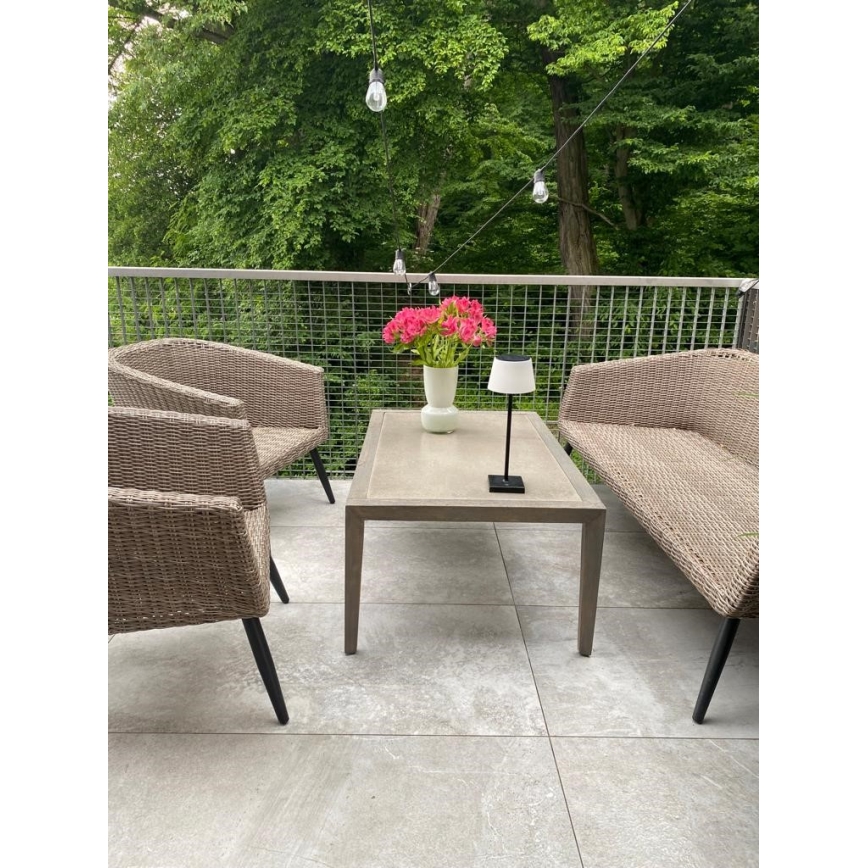 LED dimmbare Außen-Solarleuchte mit Sensor LED/4W/5V IP44 3600 mAh