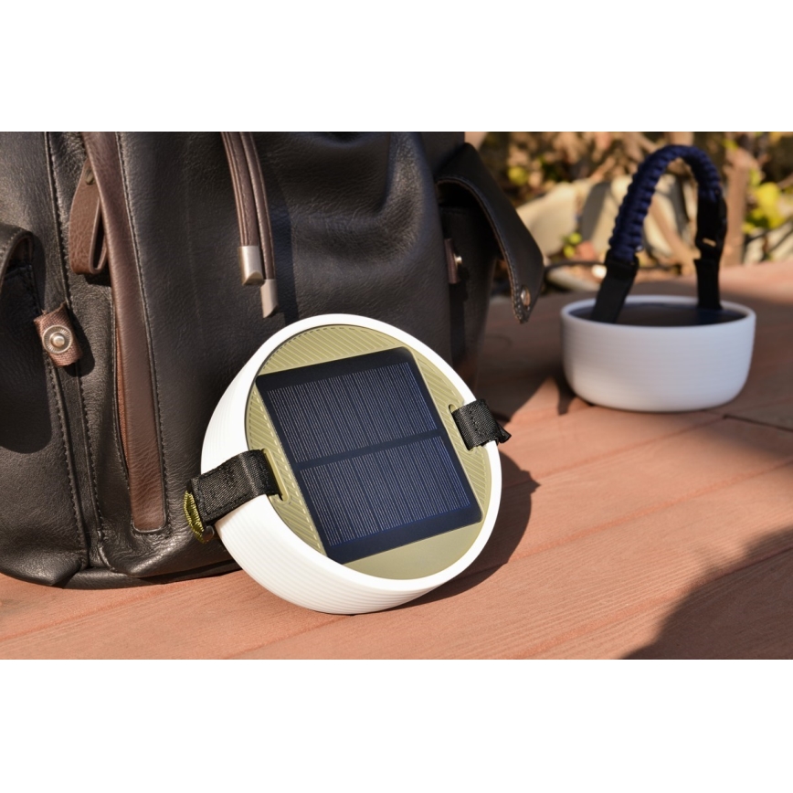 LED RGB Tragbare Solar-Ladlampe mit LED-Lichterkette LED/10W/5V 3600 mAh IP65 3600 mAh