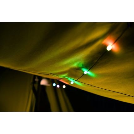 LED RGB Tragbare Solar-Ladlampe mit LED-Lichterkette LED/10W/5V 3600 mAh IP65 3600 mAh