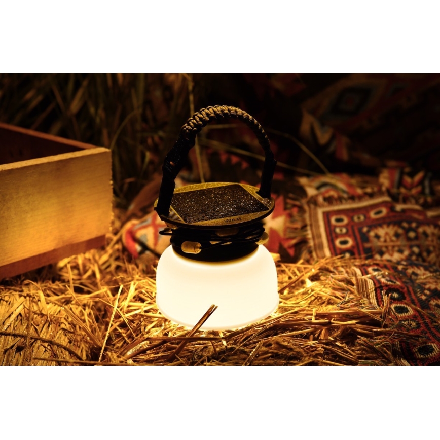 LED RGB Tragbare, aufladbare Solarleuchte mit LED-Kette LED/10W/5V 3600 mAh IP65 3600 mAh