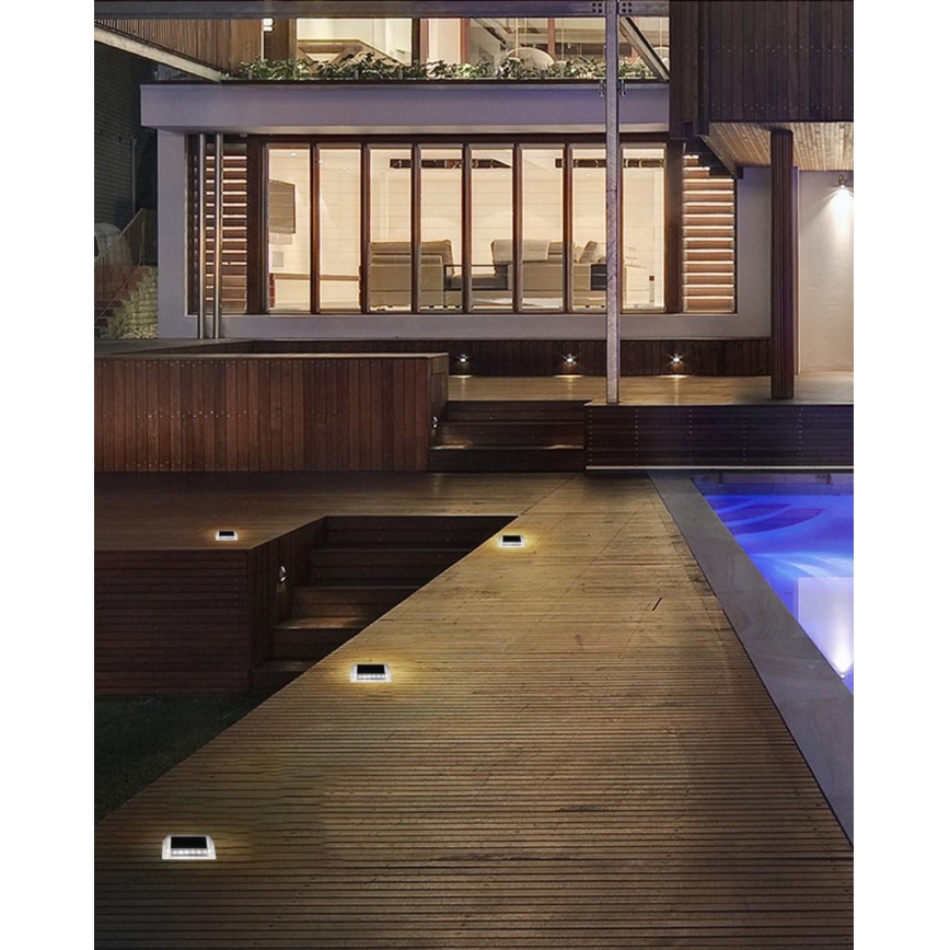 LED Außen-Solarleuchte mit Sensor LED/0,03W/1,2V IP54 800 mAh