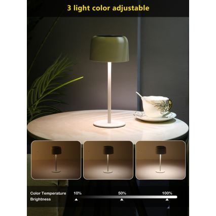 LED Dimmbares Außen-Solarlicht LED/4W/5V 3600mAh IP44