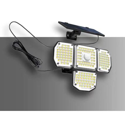 LED Solar-Wandleuchte mit Sensor LED/5W/5,5V 3000K/6500K IP44 1200 mAh