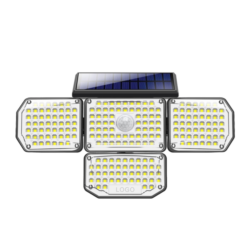 LED-Solarwandleuchte mit Sensor LED/5W/5,5V 3000K/6500K IP44