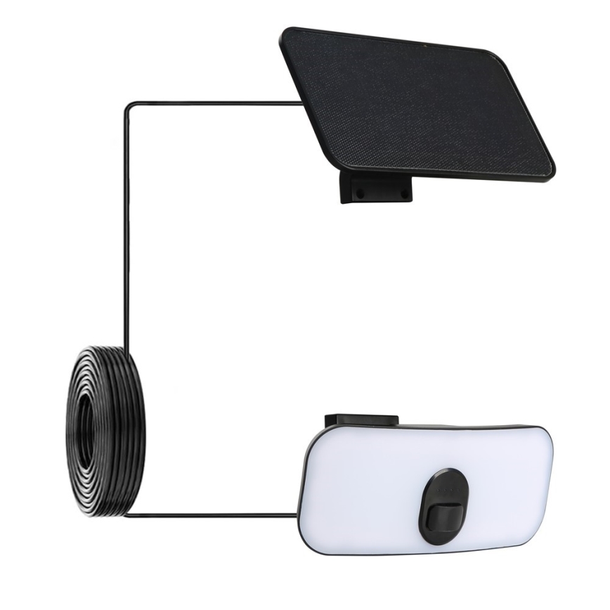 LED Solar-Wandleuchte mit Sensor LED/13W/3,7V 4000K IP65 400 mAh