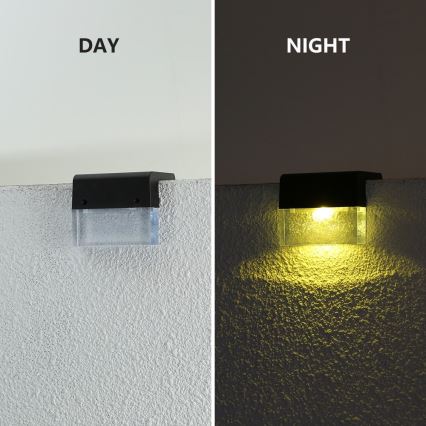 SET 2x LED RGB Solar-Wandleuchte LED/1W/1,2V 3500K IP65 600 mAh