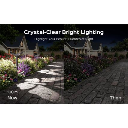 LED-Solarleuchte mit Sensor SUN BUTTERFLY LED/1,5W/3,7V 3000/6000K IP65 1500 mAh