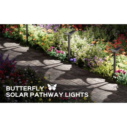 LED-Solarleuchte mit Sensor SUN BUTTERFLY LED/1,5W/3,7V 3000/6000K IP65 1500 mAh