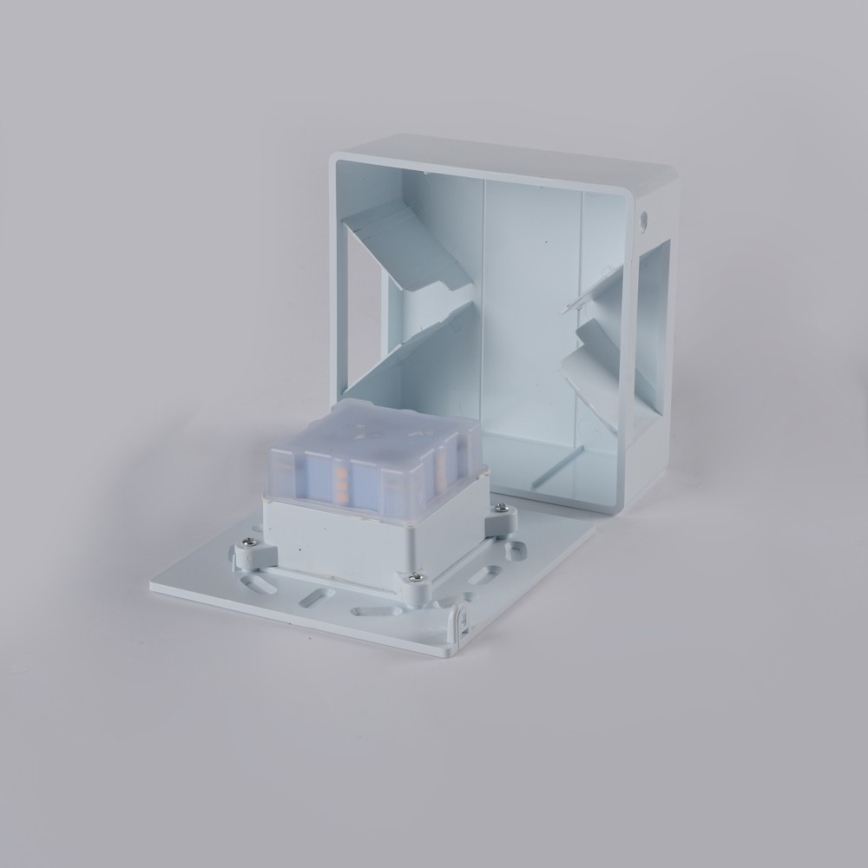 LED-Außenwandleuchte LUXLINE 6W/230V 3000K IP54 weiß