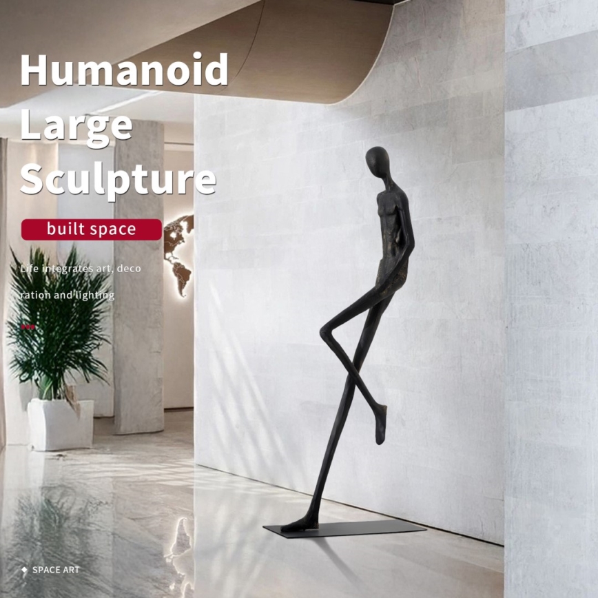 Dekorative Skulptur SILUETTE 178 cm Human Relax