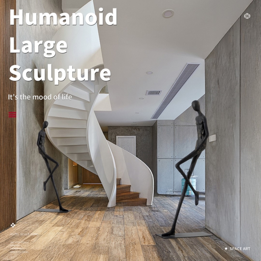Dekorative Skulptur SILUETTE 190 cm Human Relax