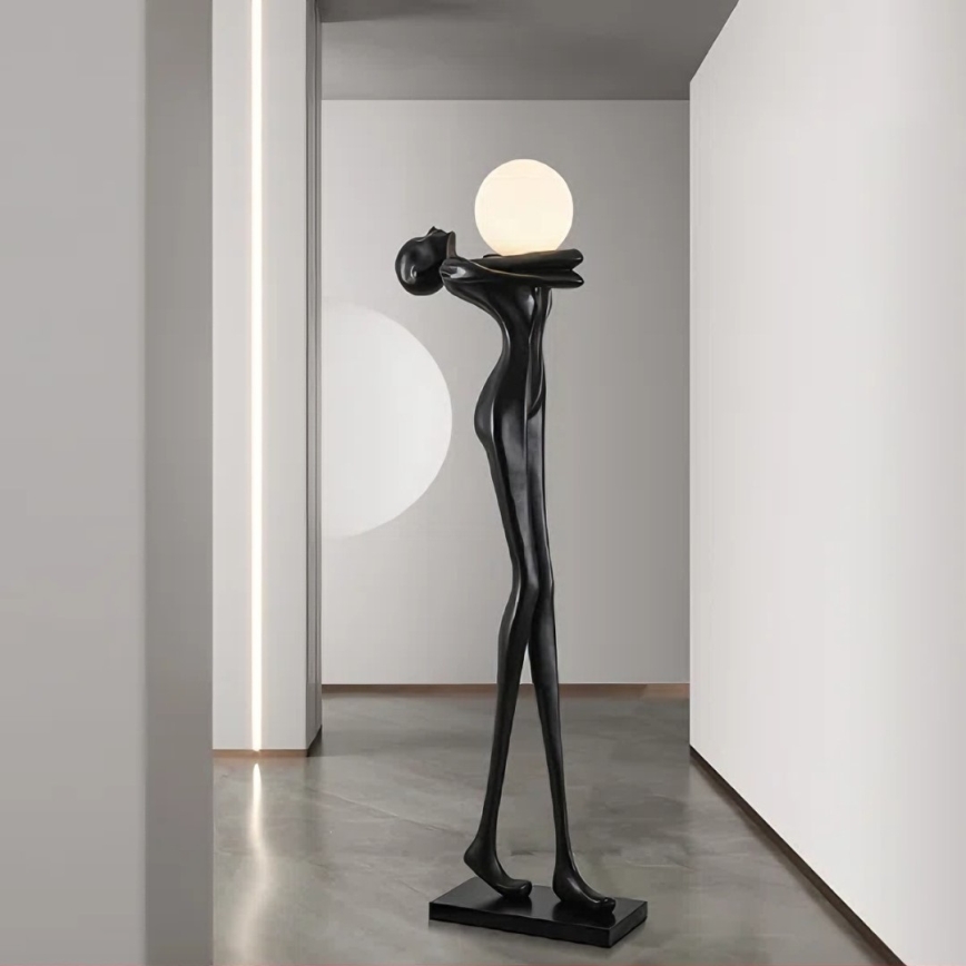 Stehleuchte SILUETTE 1xE27/25W/230V 175 cm Frauen-Silhouette