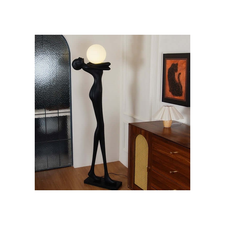 Stehleuchte SILUETTE 1xE27/25W/230V 175 cm Frauen-Silhouette