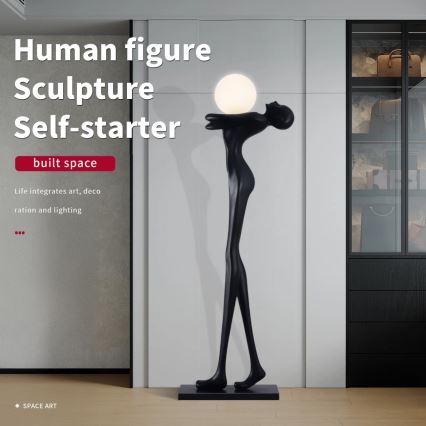Stehleuchte SILUETTE 1xE27/25W/230V 175 cm Frauen-Silhouette