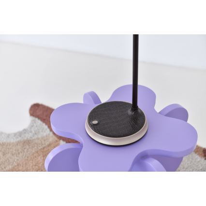 LED dimmbare Tischlampe mit kabelloser Ladefunktion FINCH LED/9W/12/230V grau/glänzender Chrom