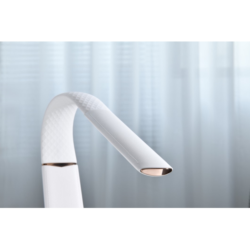 LED RGB dimmbare Tischlampe mit kabelloser Ladefunktion CORELLA LED/7W/12/230V schwarz