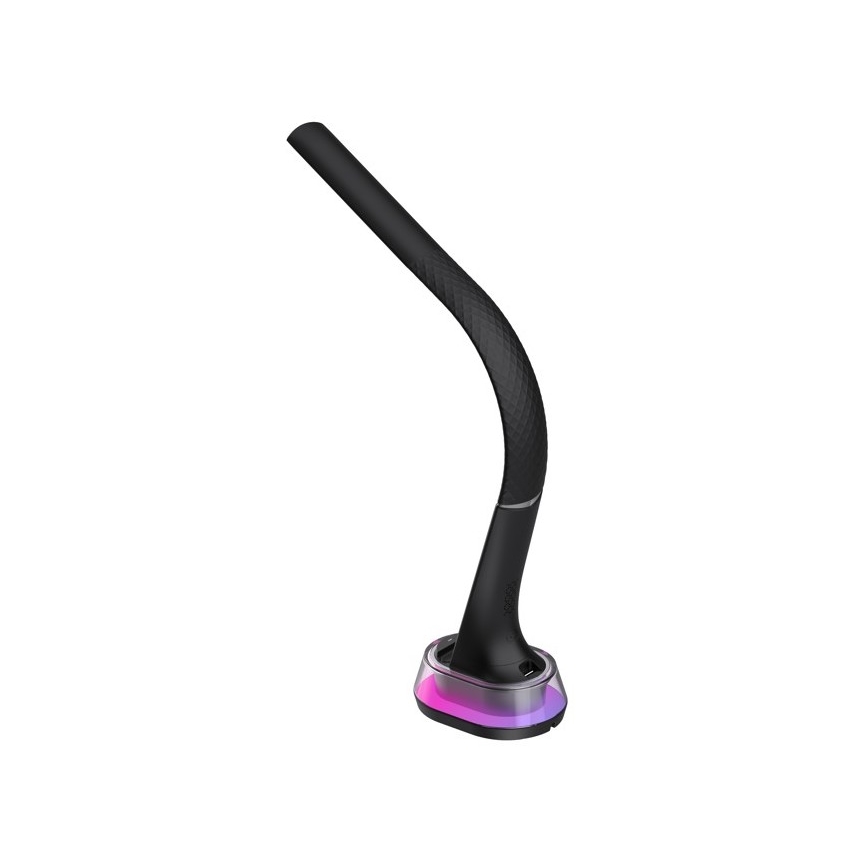 LED RGB dimmbare Tischlampe mit kabelloser Ladefunktion CORELLA LED/7W/12/230V schwarz