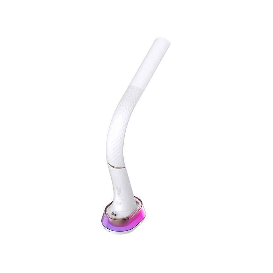 Dimmbare LED-RGB-Tischleuchte mit kabelloser Aufladung CORELLA LED/7W/12/230V weiß