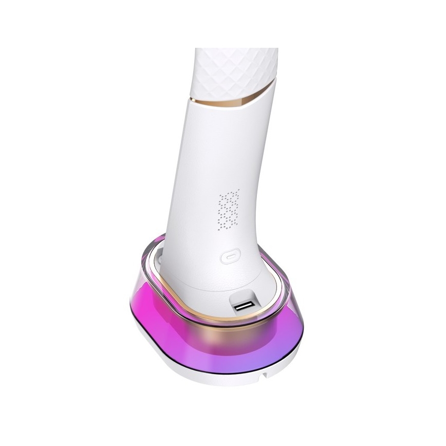 Dimmbare LED-RGB-Tischleuchte mit kabelloser Aufladung CORELLA LED/7W/12/230V weiß