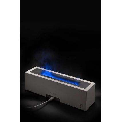 LED-Aroma-Diffusor und Luftbefeuchter mit Flammen-Imitat  LED/10W/5V