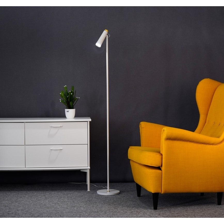 Dimmbare LED-Stehleuchte TIT LED/6W/230V weiß