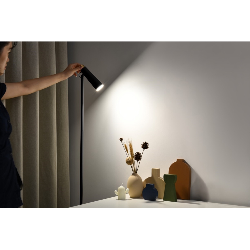 Dimmbare LED-Stehleuchte TIT LED/6W/230V schwarz