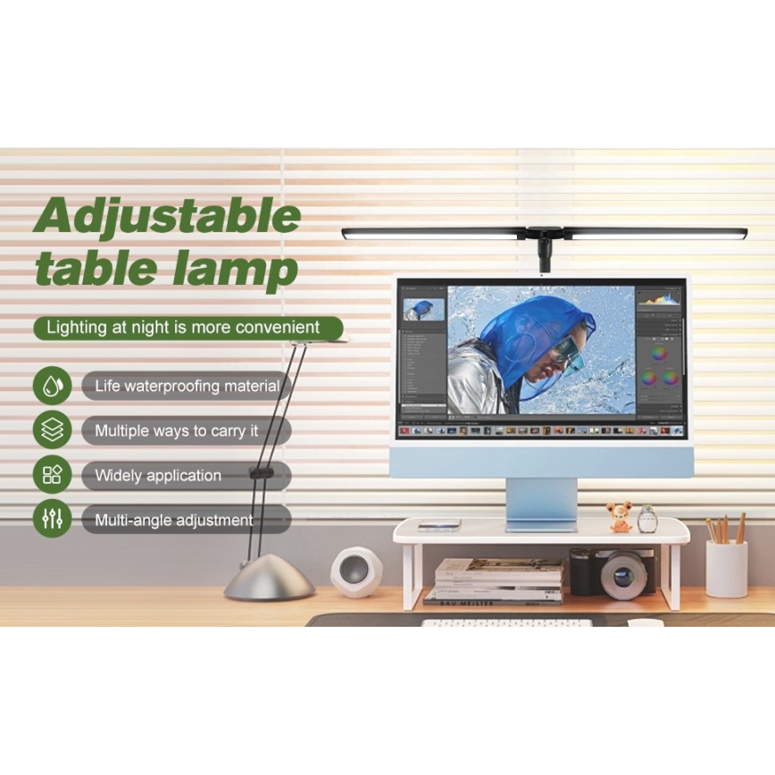 Flexible, dimmbare LED-Bildschirmbeleuchtung OFFICE LED/24W/230V 2700-6300K CRI 95