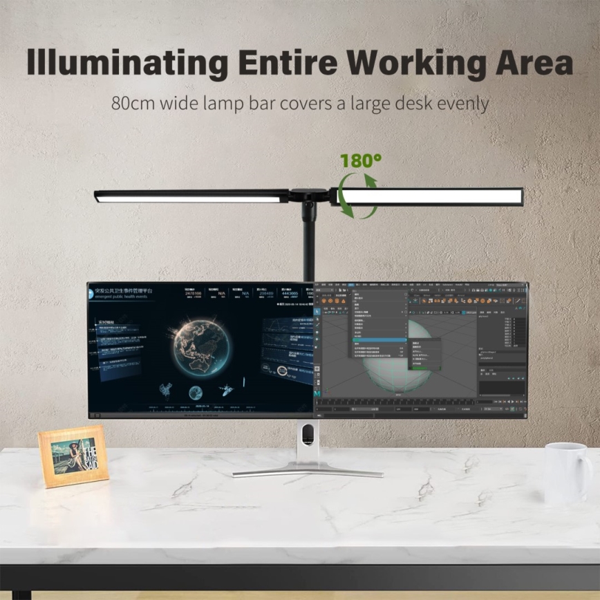 Flexible, dimmbare LED-Bildschirmbeleuchtung OFFICE LED/24W/230V 2700-6300K CRI 95
