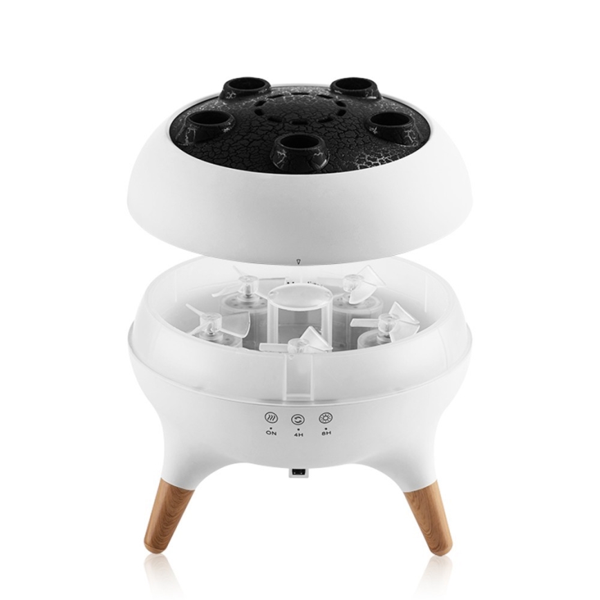 Immax 09104L - Aroma-Diffusor und Luftbefeuchter JELLYFISH LED/11W/5V