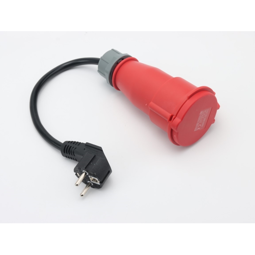 Immax - EV-Reiseladestation für Elektroautos AC Typ 2 16A/380V 11kW + Stecker 230V, 3,7kW 5m + Behälter
