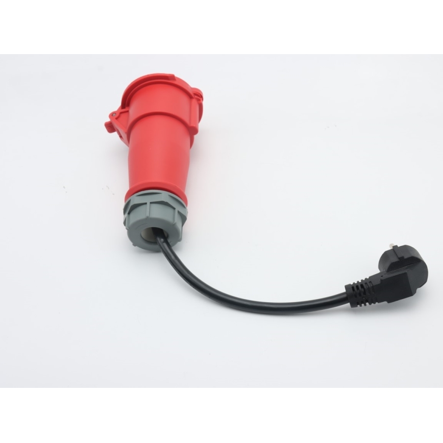 Immax - EV-Reiseladestation für Elektroautos AC Typ 2 16A/380V 11kW + Stecker 230V, 3,7kW 5m + Behälter