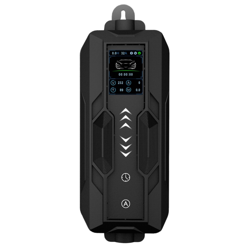 Immax - EV-Reiseladestation für Elektroautos AC Typ 2 16A/380V 11kW + Stecker 230V, 3,7kW 5m + Behälter