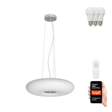 Immax NEO 07059L - LED RGBW Dimmbare Hängeleuchte an Schnur FUENTE 3xLED/8,5W/100-240V 40 cm + Fernbedienung Tuya