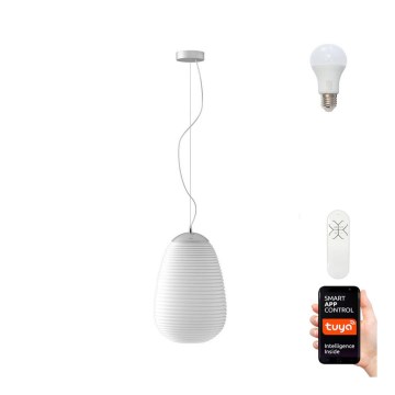 Immax NEO 07066L - LED RGBW dimmbare Deckenleuchte COCONO 1xE27/8,5W/100-240V 24 cm Tuya + Fernbedienung