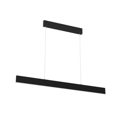 Immax NEO 07076L - LED dimmbare Hängeleuchte an Kabel schwarz LISTON LED/18W/230V Tuya + Fernbedienung