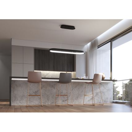 Immax NEO 07077L - LED dimmbare Hängeleuchte an Seil HIPODROMO LED/66W/230V Tuya + Fernbedienung