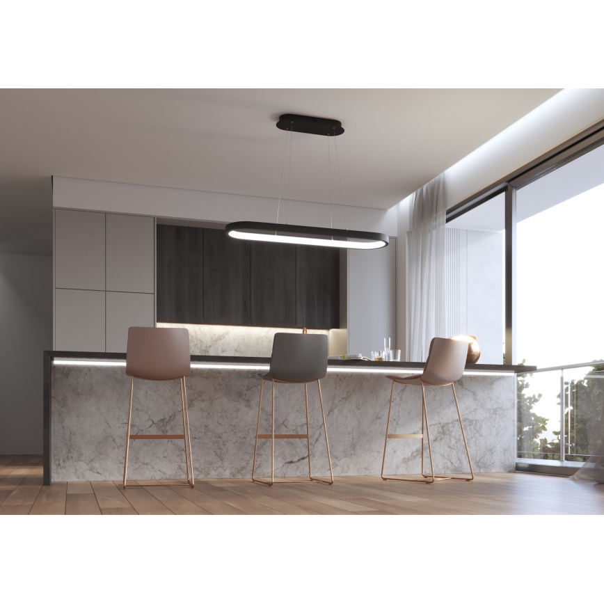 Immax NEO 07077L - LED dimmbare Hängeleuchte an Seil HIPODROMO LED/66W/230V Tuya + Fernbedienung