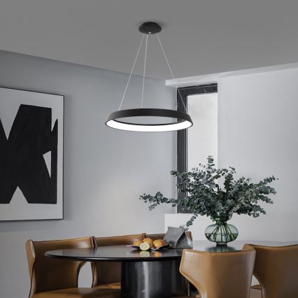 Immax NEO 07080L - LED dimmbarer Seil-Pendelleuchte LIMITADO LED/39W/230V 60 cm Tuya + Fernbedienung