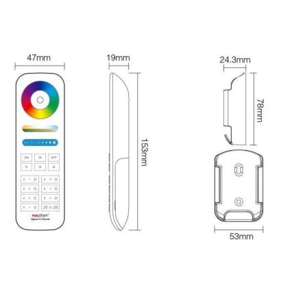 Immax NEO 07087-3 - Universal Fernbedienung RGB+CCT MiBOXER Tuya