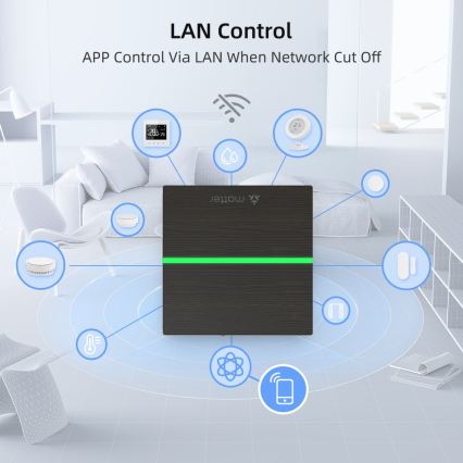Immax NEO 07117-5 - Smarte MATTER Bridge Zigbee 3.0 230 V Tuya Wi-Fi