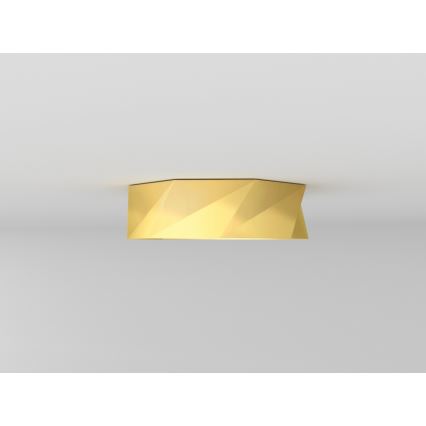 Immax NEO 07132-G40 - LED SMART dimmbares Deckenleuchte DIAMANTE LED/31W/230V gold 40 cm Tuya ZigBee + Fernbedienung