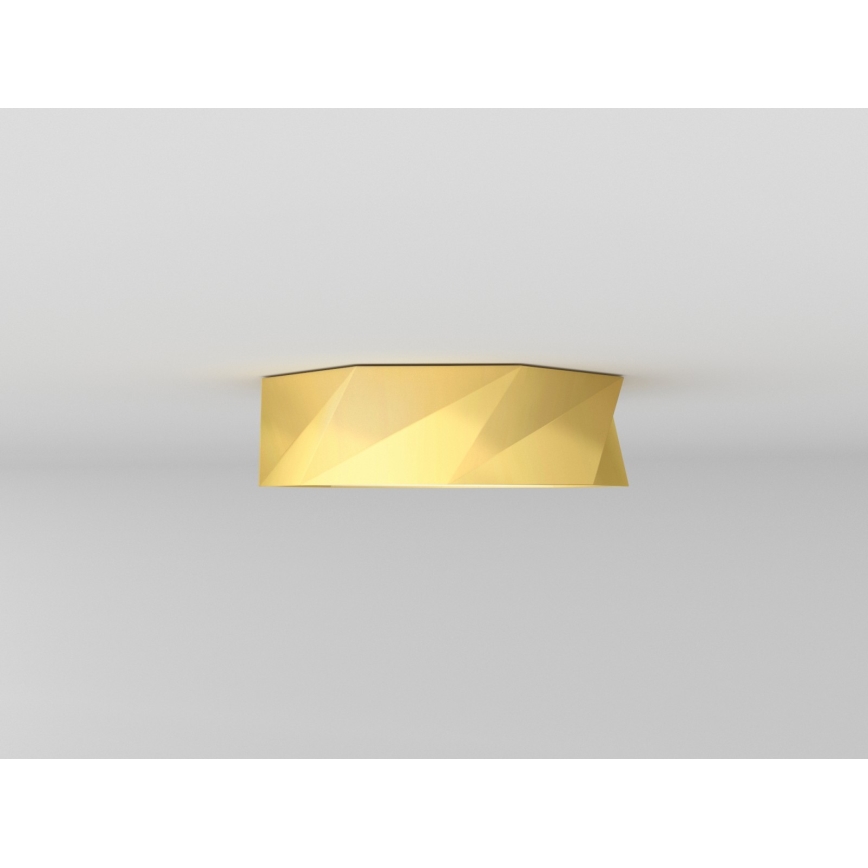 Immax NEO 07132-G40 - LED SMART dimmbares Deckenleuchte DIAMANTE LED/31W/230V gold 40 cm Tuya ZigBee + Fernbedienung