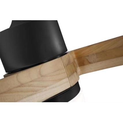 Immax NEO 07136-B - LED-Deckenventilator SOFISTICADO LED/18W/230V Eiche Wi-Fi Tuya + Fernbedienung