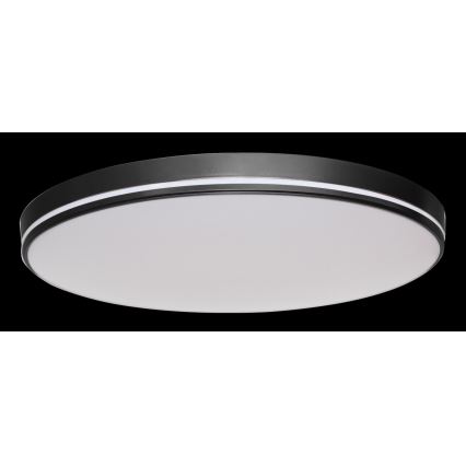 Immax NEO 07148-B40 - LED Dimmbare Deckenleuchte NEO LITE AREAS LED/24W/230V Tuya Wi-Fi schwarz + Fernbedienung